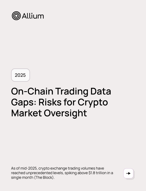 On-Chain Trading Data Gaps: Risks for Crypto Market Oversight