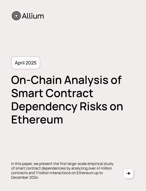 On-Chain Analysis of Smart Contract Dependency Risks on Ethereum