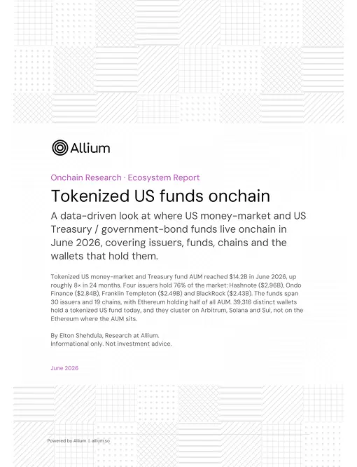 Tokenized US Funds Onchain: $14.2B and Compounding