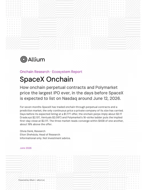 Pricing SpaceX Pre-IPO Onchain