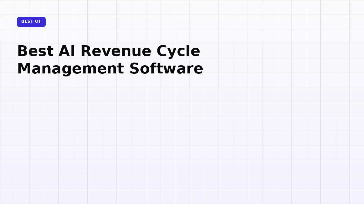 Best AI Revenue Cycle Management Software (2026)