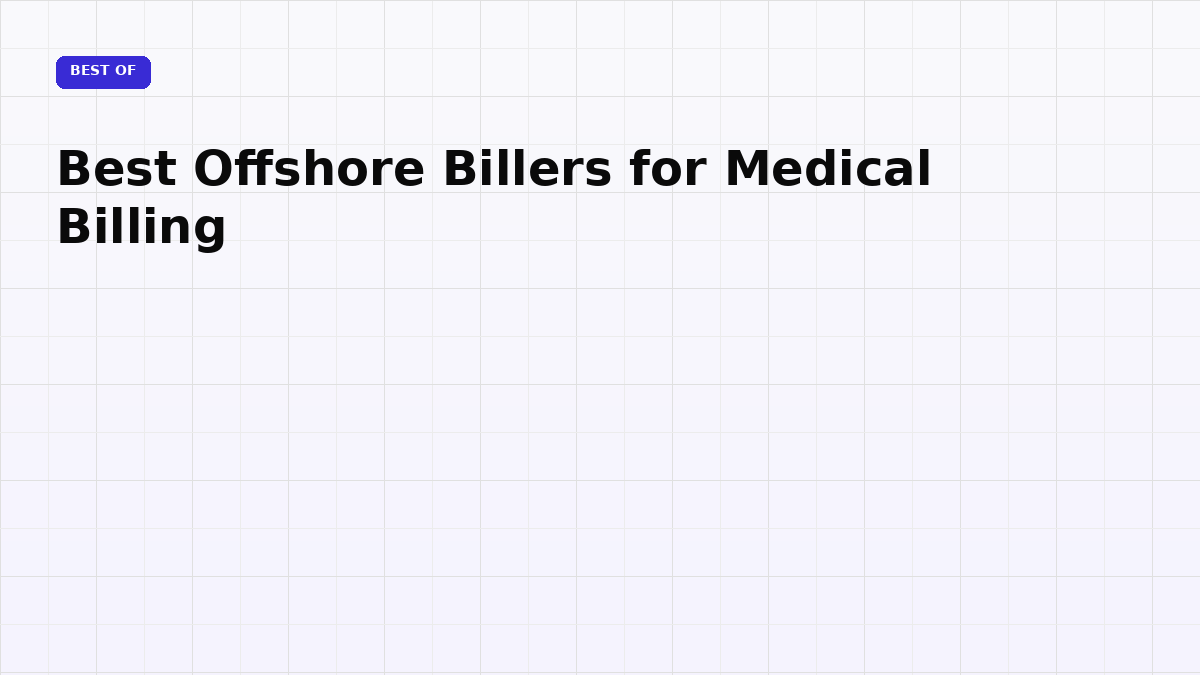 Best Offshore Billers for Medical Billing (2026)