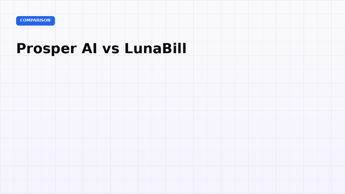 Prosper AI vs LunaBill: Voice AI for Healthcare Compared