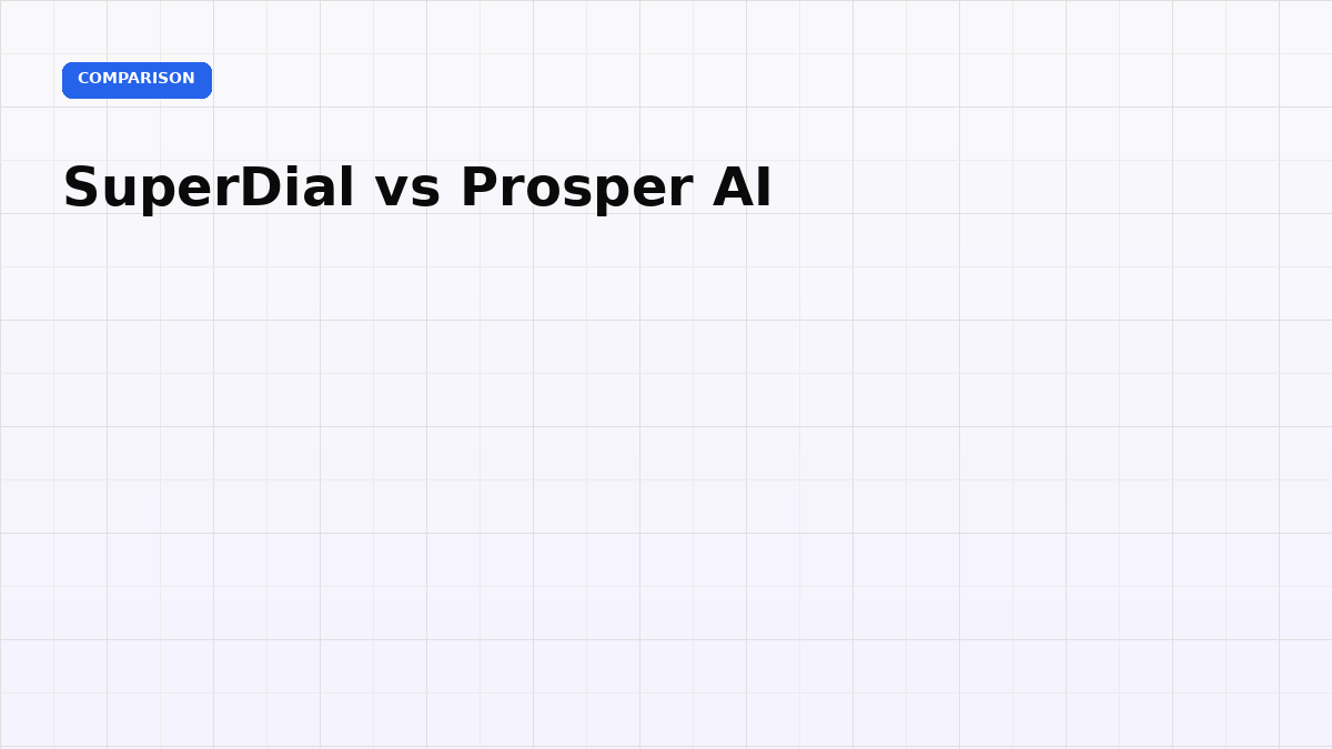 SuperDial vs Prosper AI: Voice AI for Healthcare Compared
