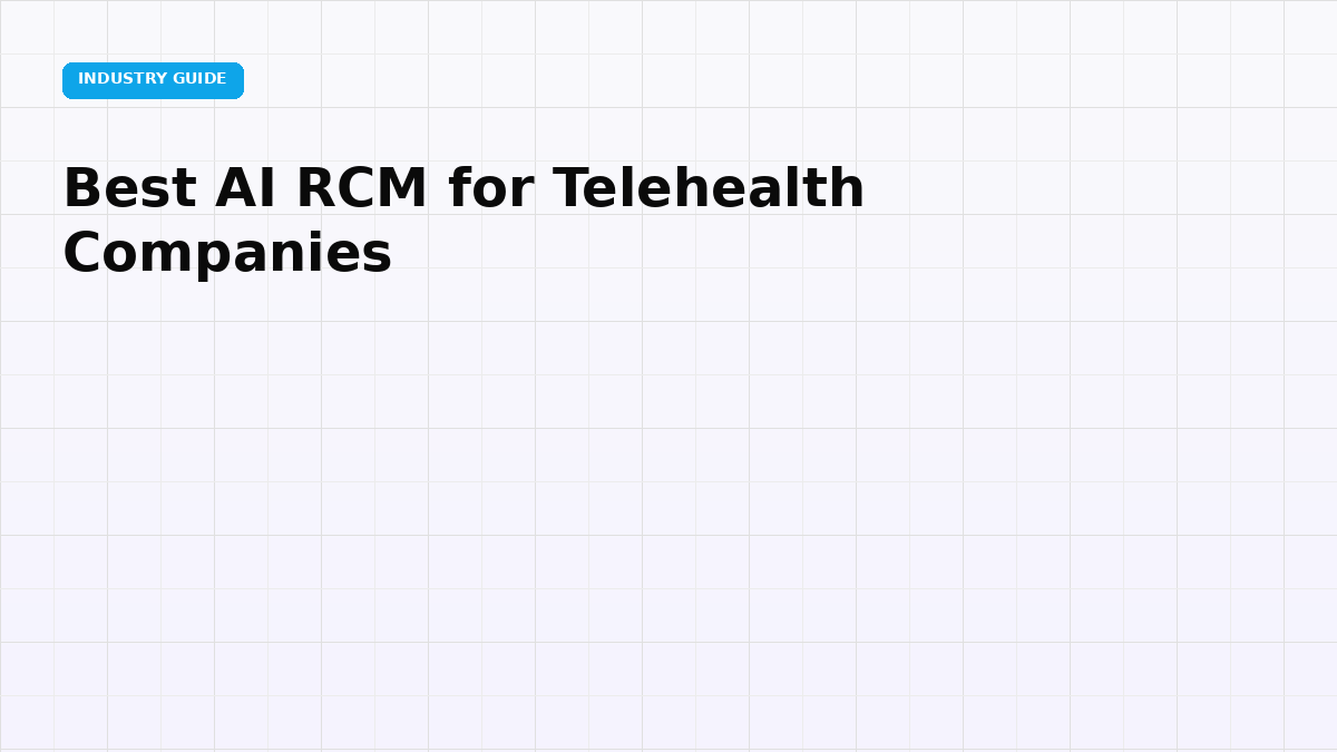 Best AI RCM for Telehealth Companies (2026)