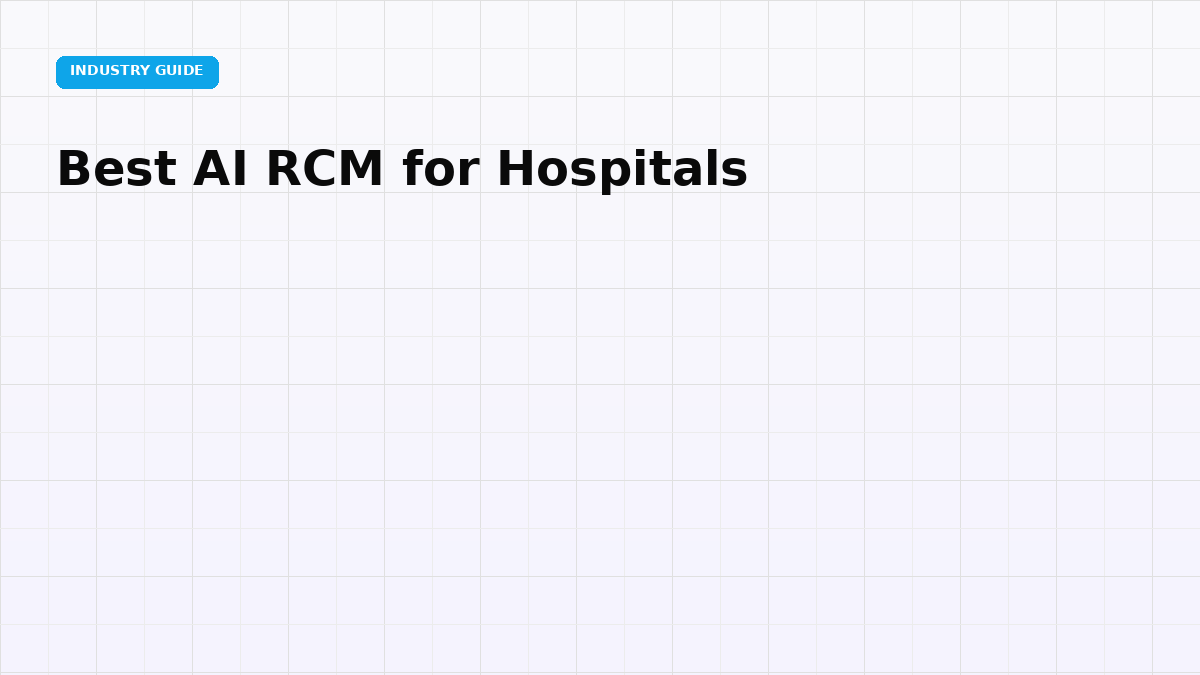 Best AI RCM for Hospitals (2026)