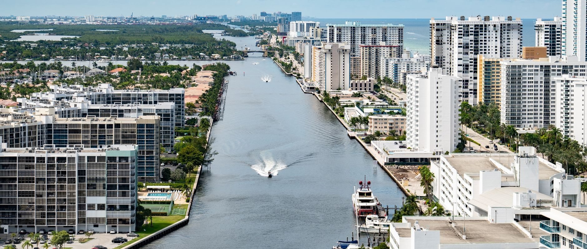 Aerial city view representing North Fort Myers, FL