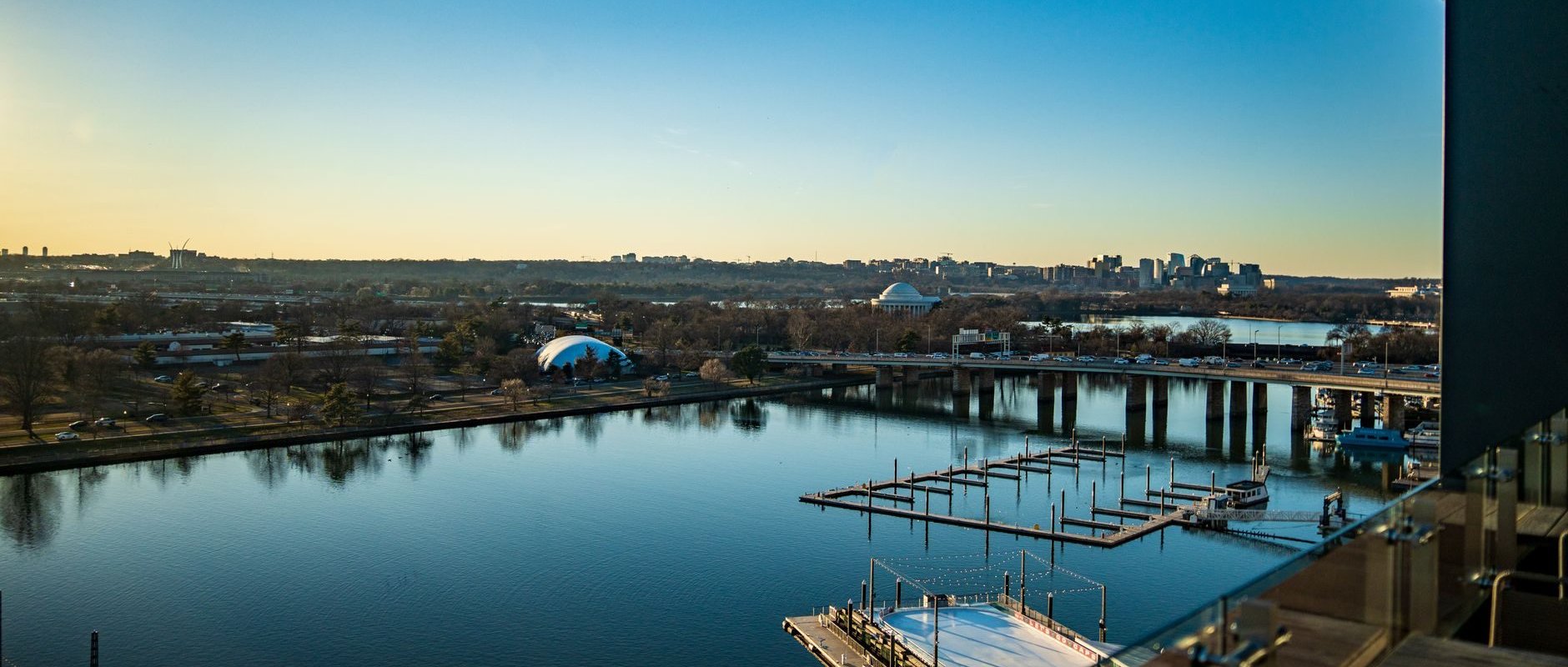 Waterfront view representing Washington, DC