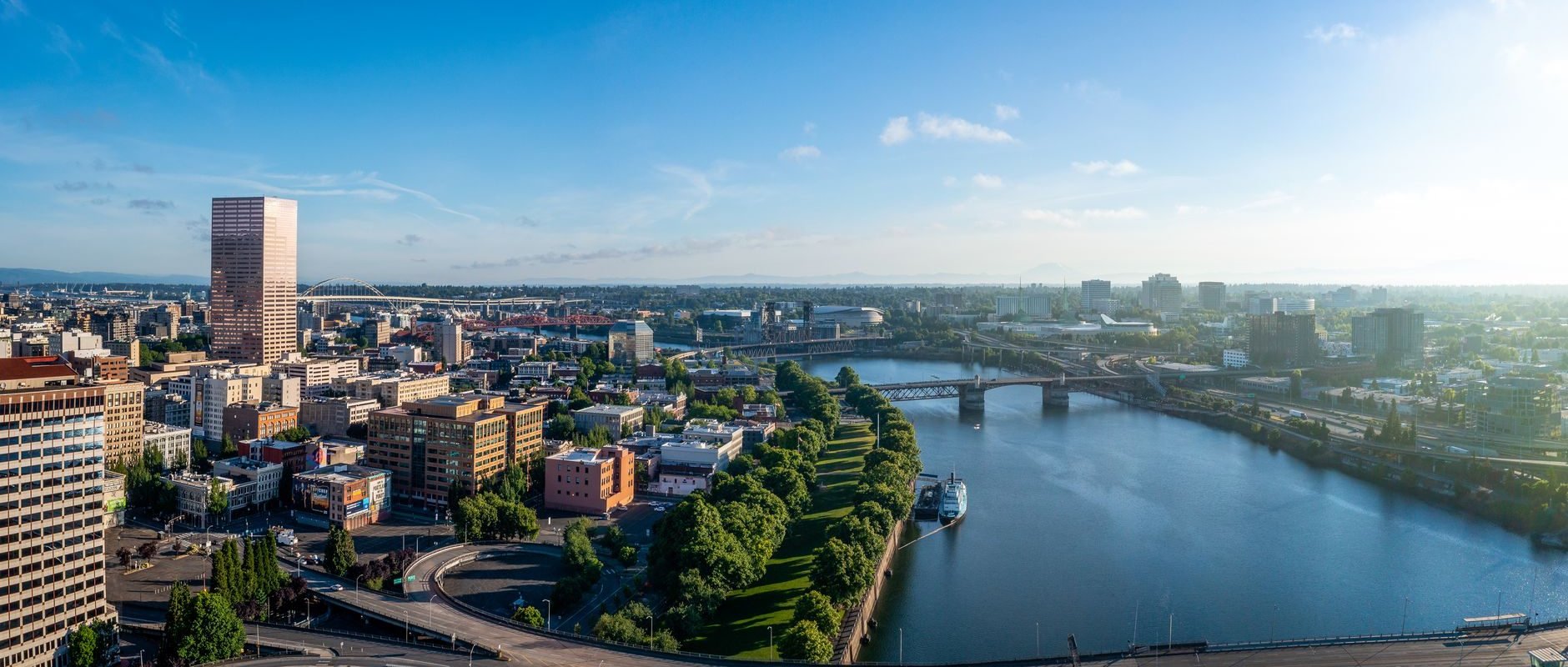 City skyline representing Portland, OR