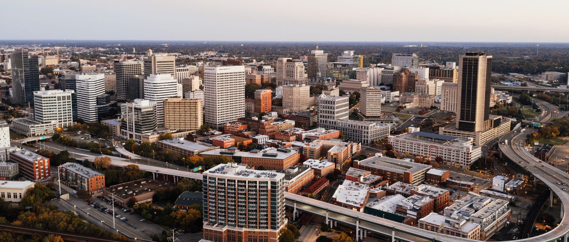 City skyline representing Suffolk, VA