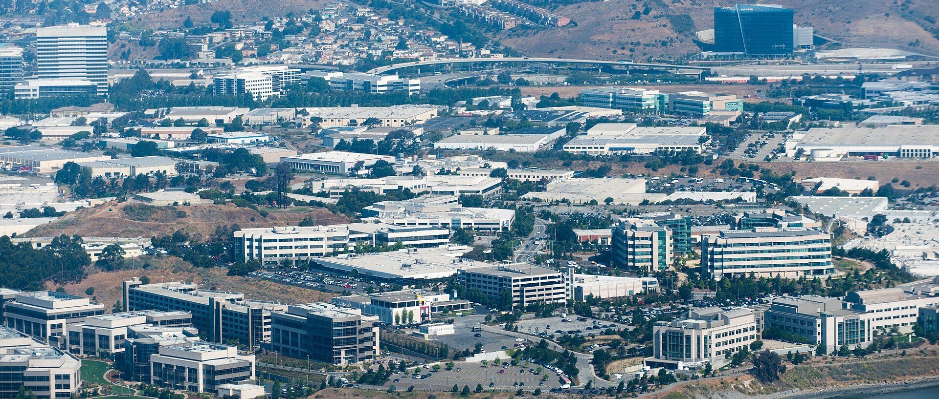 Aerial view of South San Francisco, CA