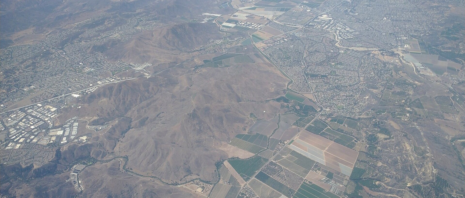 Aerial view of Camarillo, CA