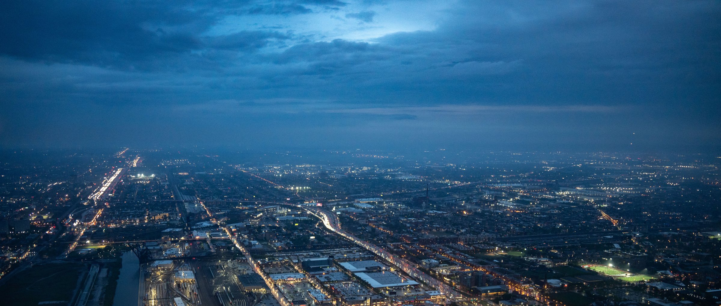 Aerial View representing Hoffman Estates, IL