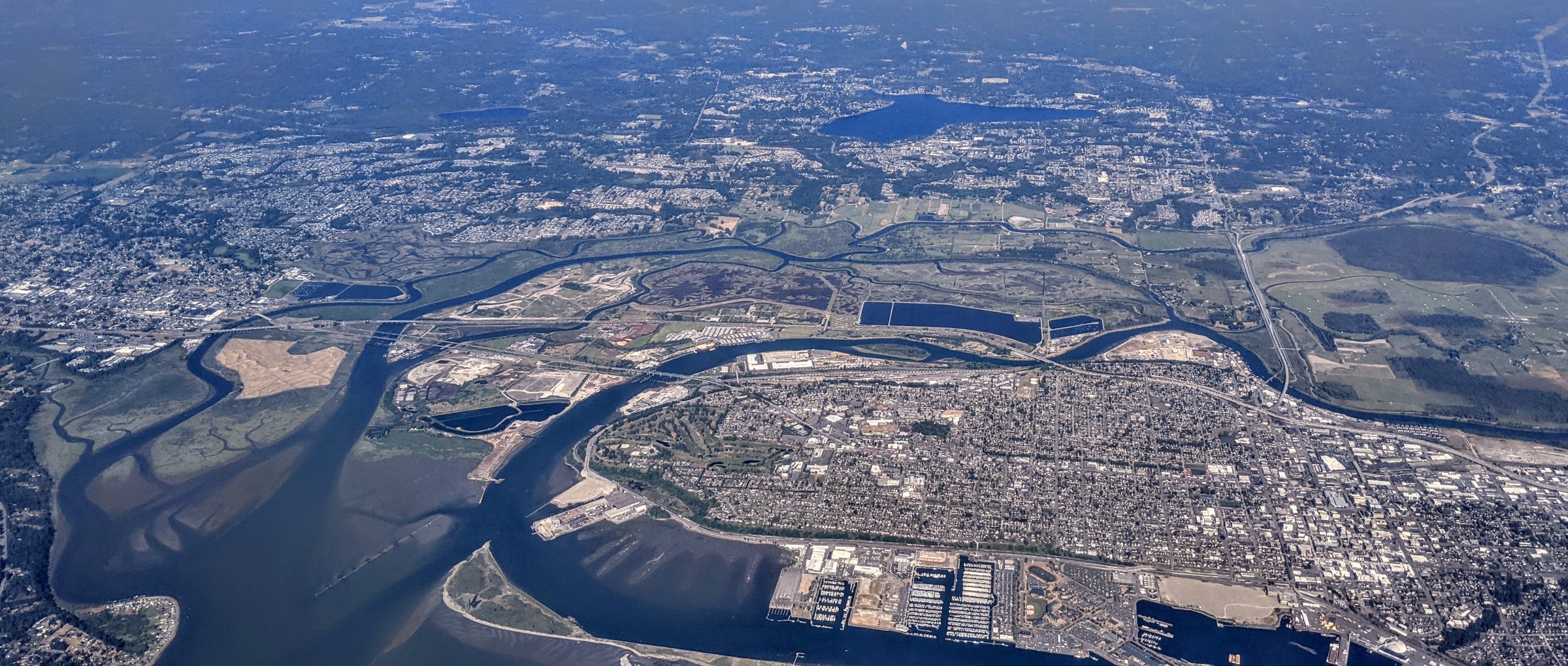 Aerial View of Mukilteo, WA