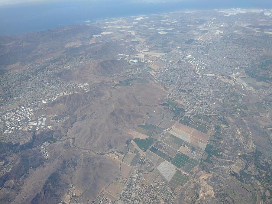 Aerial view of Camarillo, CA
