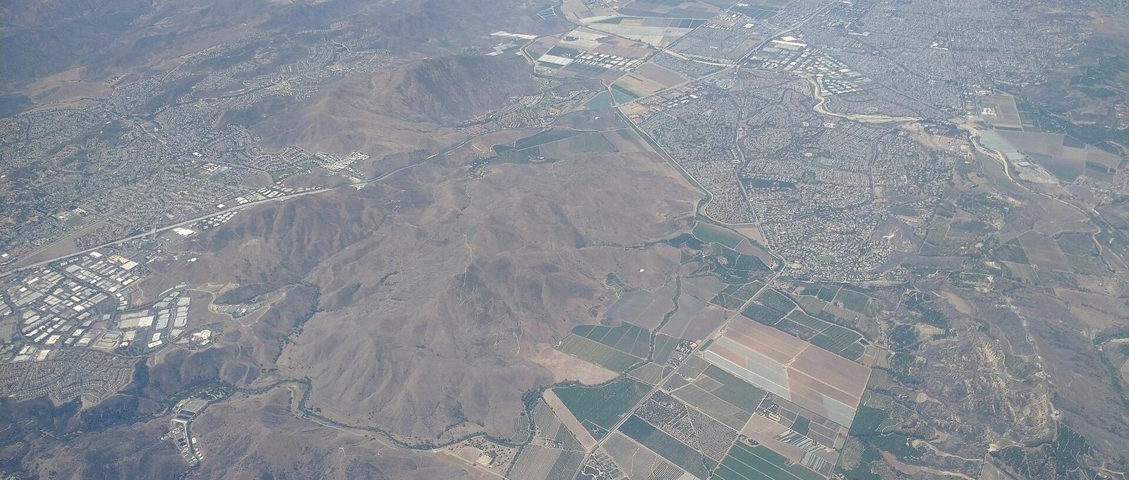 Aerial view of Camarillo, CA