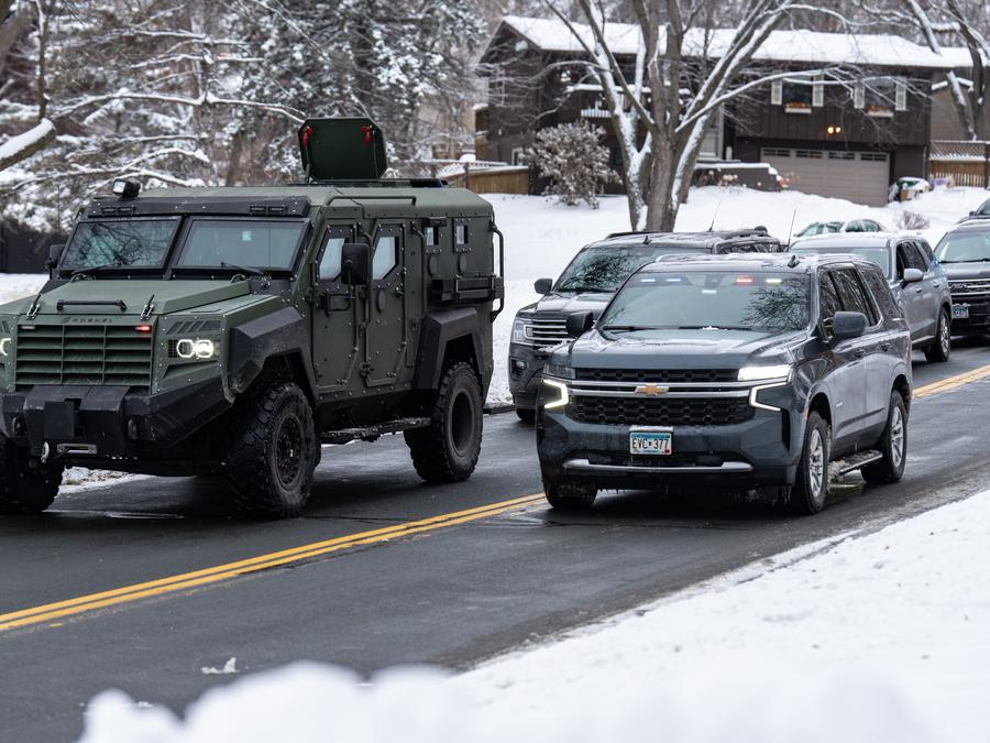 2025 ICE Immigration Operation in Burnsville, Minnesota in December 2025
