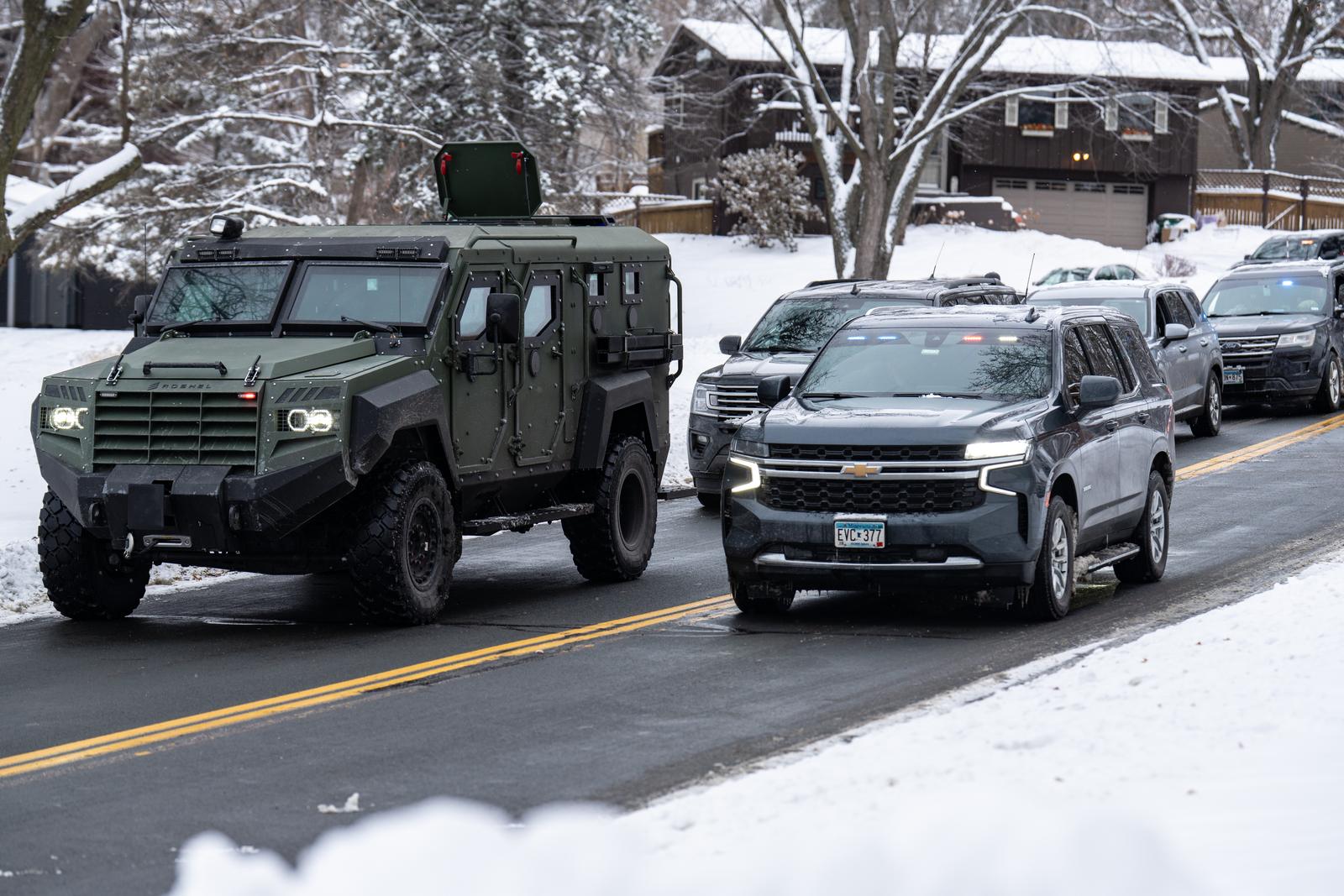 2025 ICE Immigration Operation in Burnsville, Minnesota in December 2025