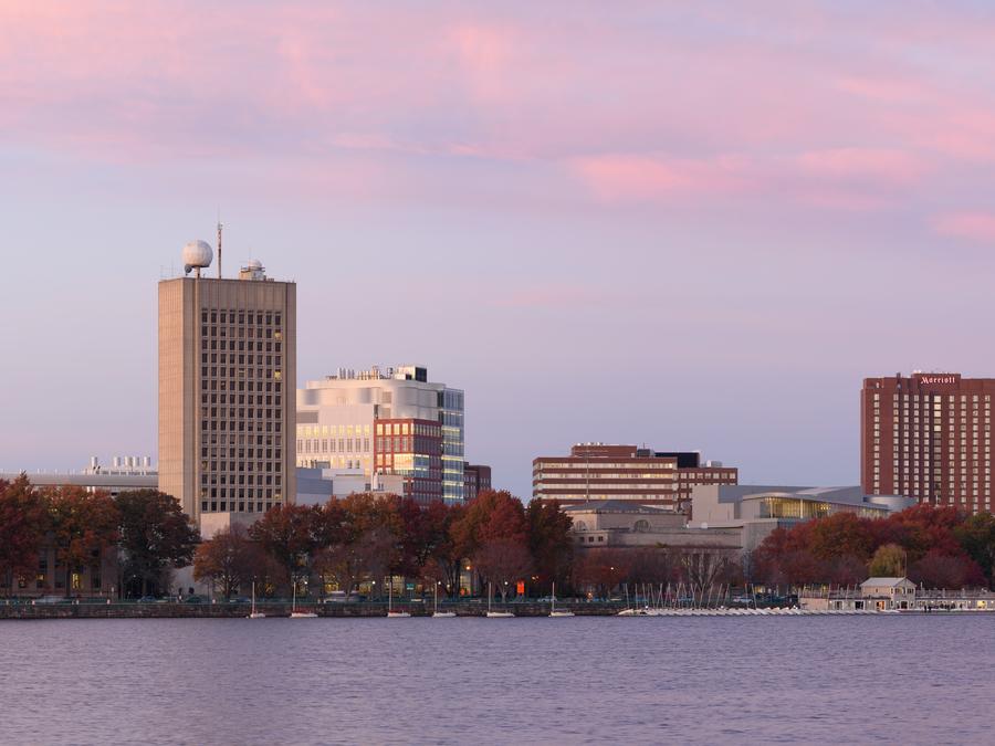Cambridge skyline November 2016 panorama