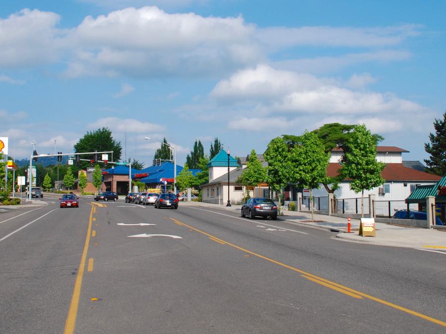 Cornell Road at 129th in Cedar Mill in 2009