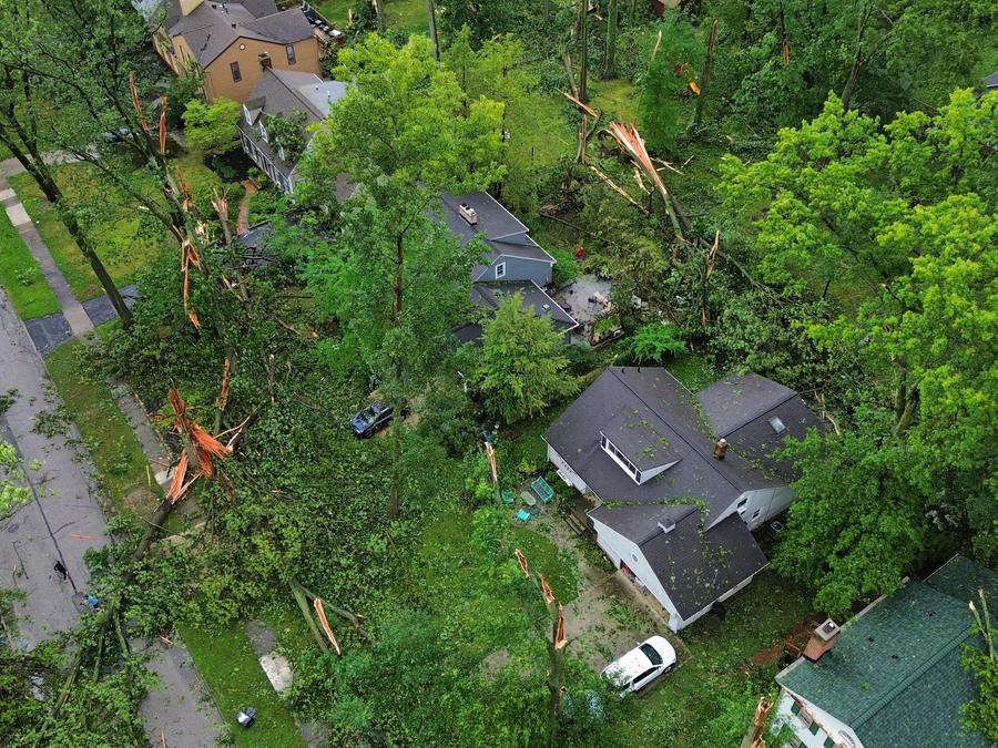 DJI Bay Village Tornado