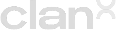 Text logo reading 'clanx' in lowercase with a stylized letter 'x' that has a curved, open design.