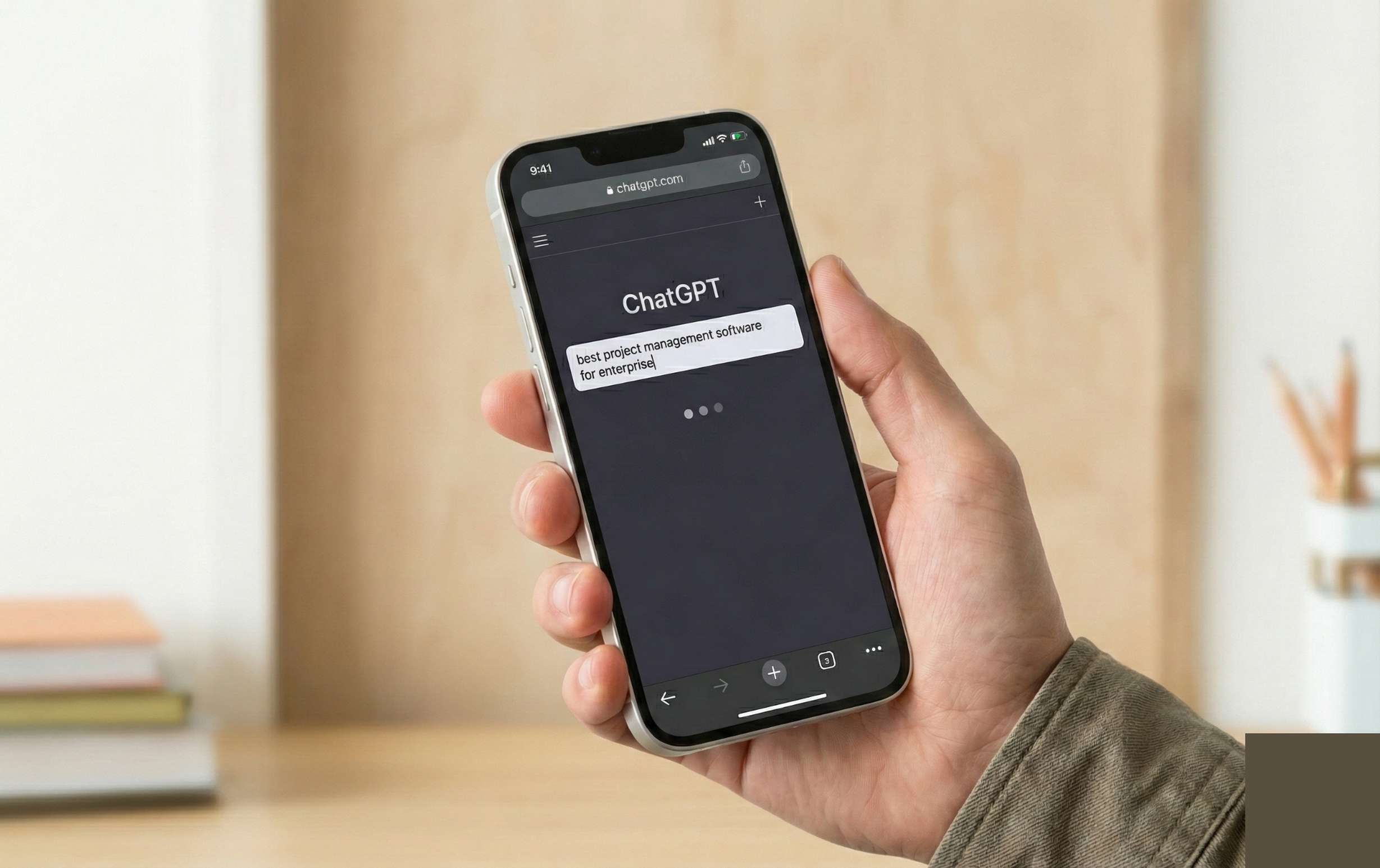 Magnolia CMS website showing on a laptop screen