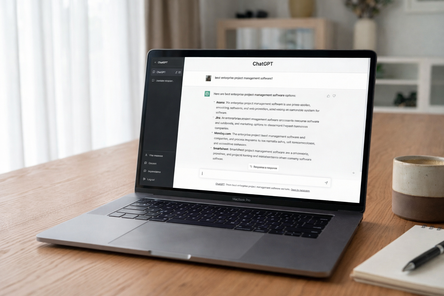Magnolia CMS website showing on a laptop screen