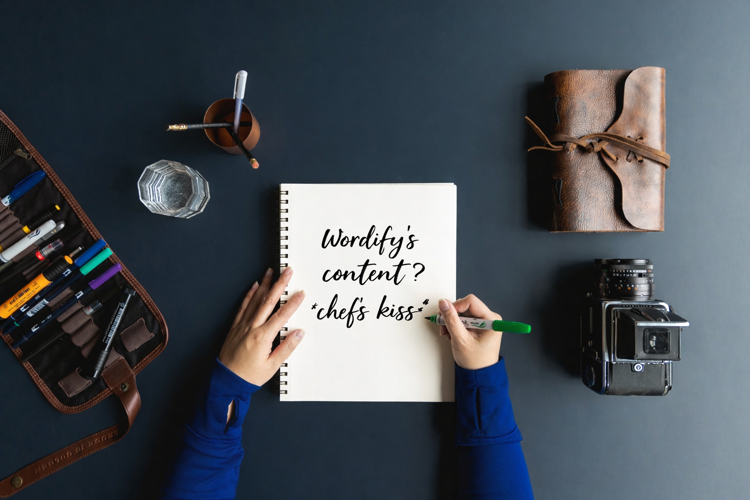 Magnolia CMS website showing on a laptop screen