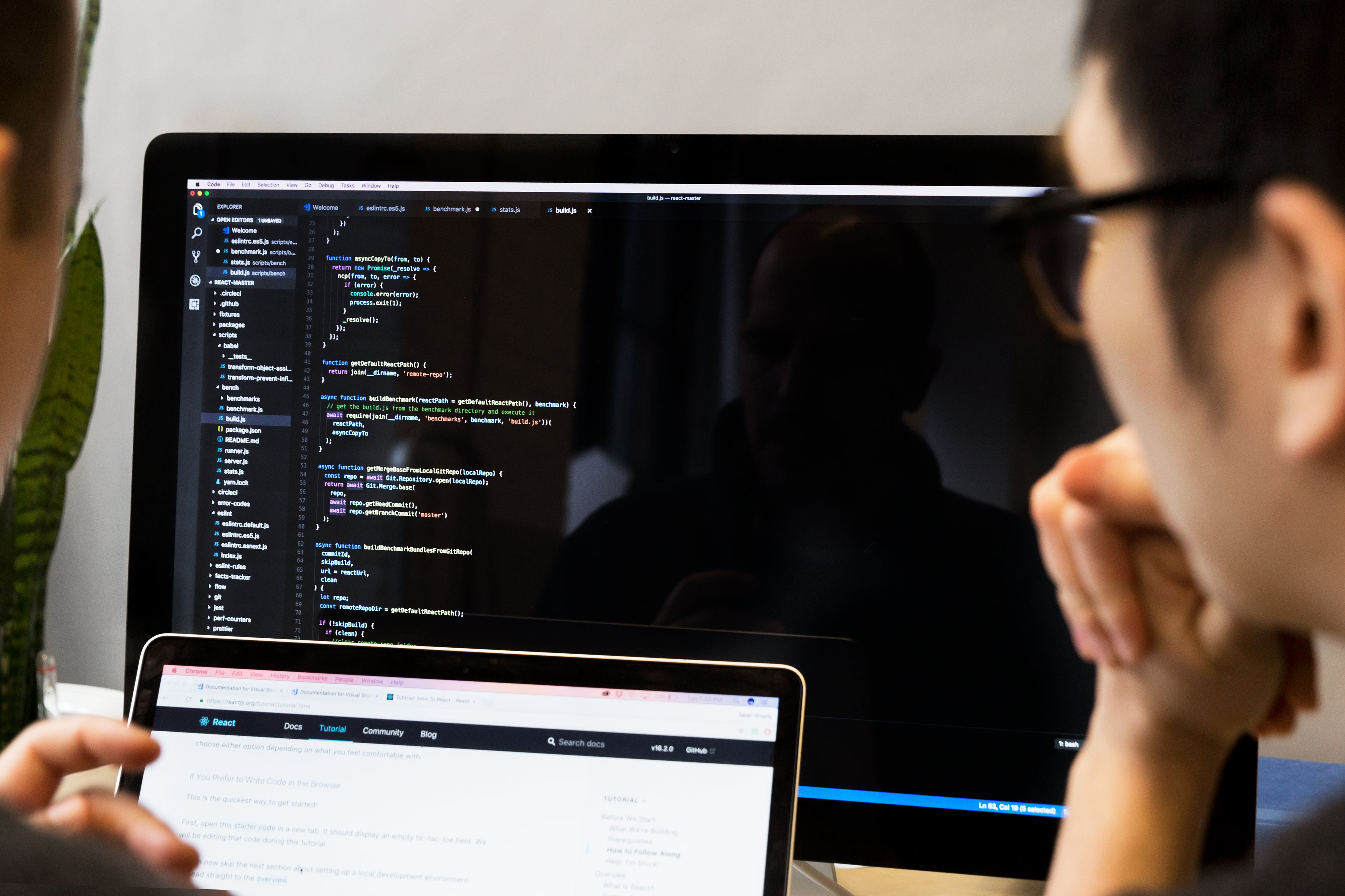 Magnolia CMS website showing on a laptop screen