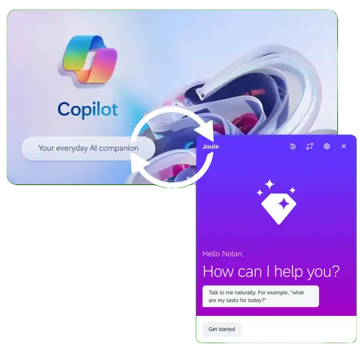 Microsoft and SAP Joule copilot integration