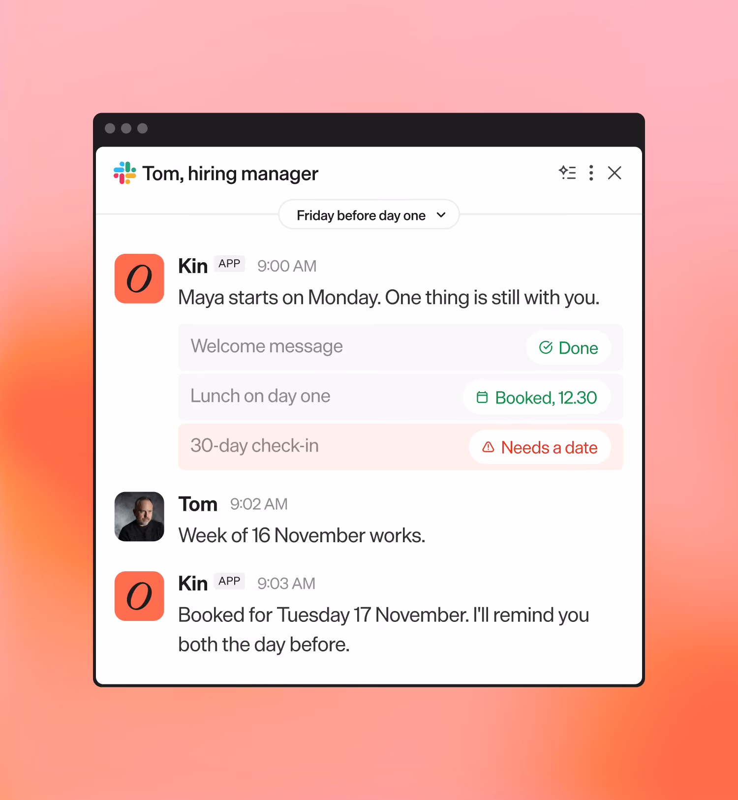 Onboarding Coordinator
