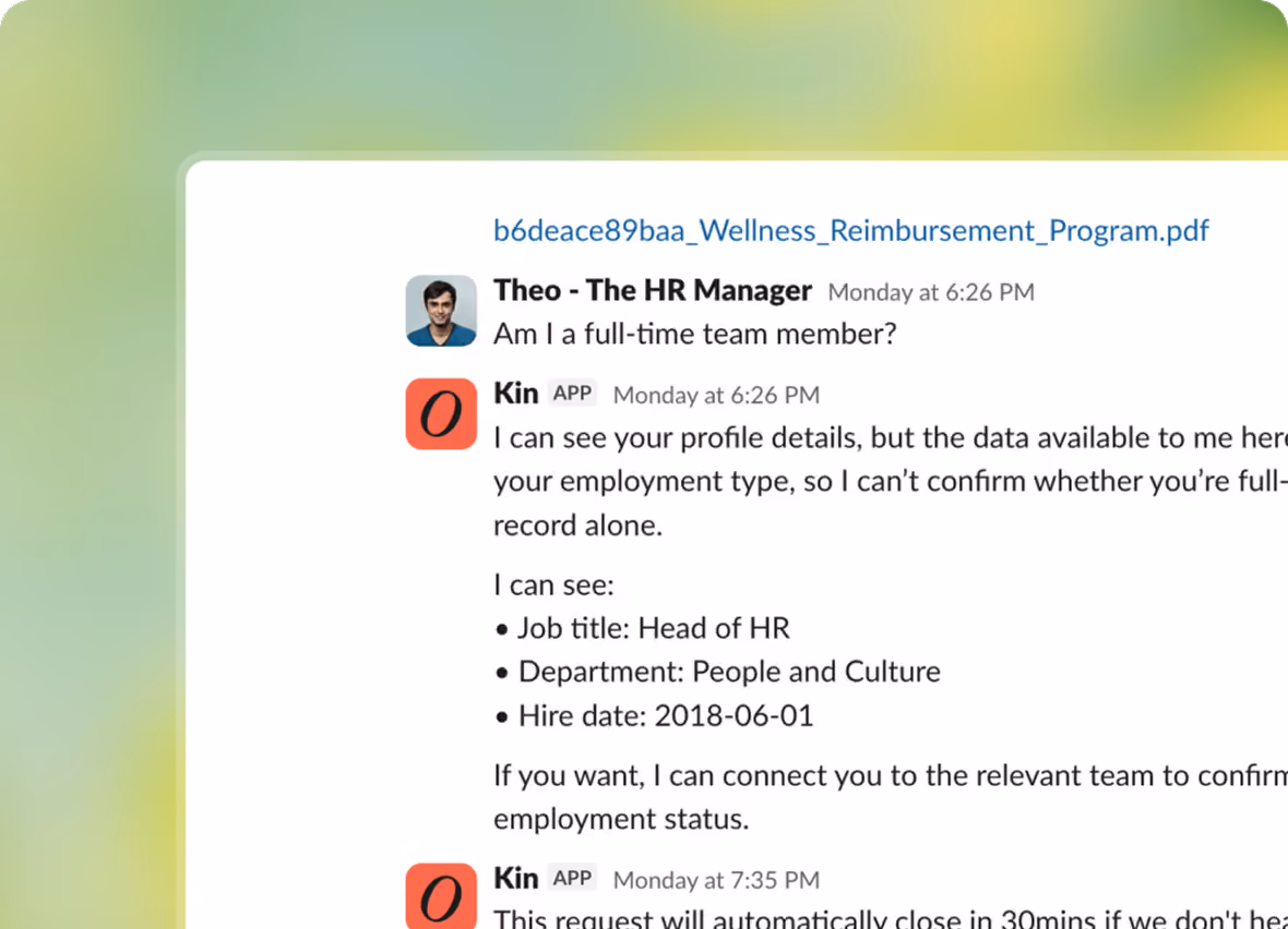 Designed for the questions employees bring to HR