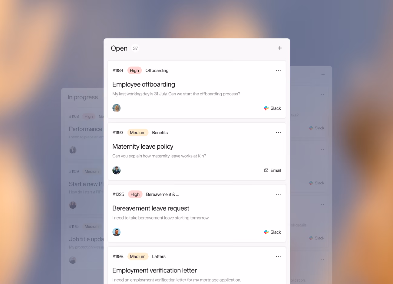 Secure, intuitive case management