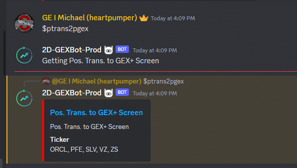Here's the command to run in our discord to find candidates for our mechanical trading strategy.