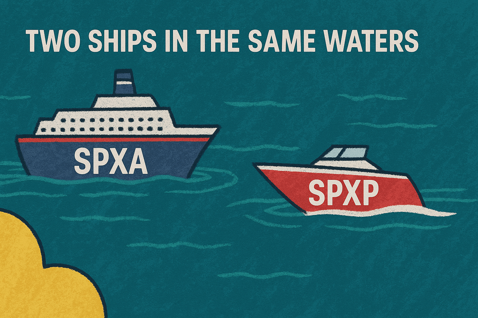 SPXA vs SPXP — two ships in the same waters that are very different but both useful for SPX options analysis.