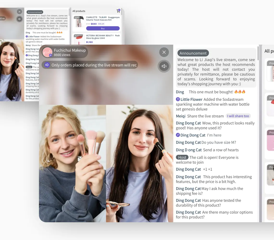 LiveABC Shop: Live Commerce Platform - Yellow face emoji with eyes closed and wide open mouth in a joyous laugh.