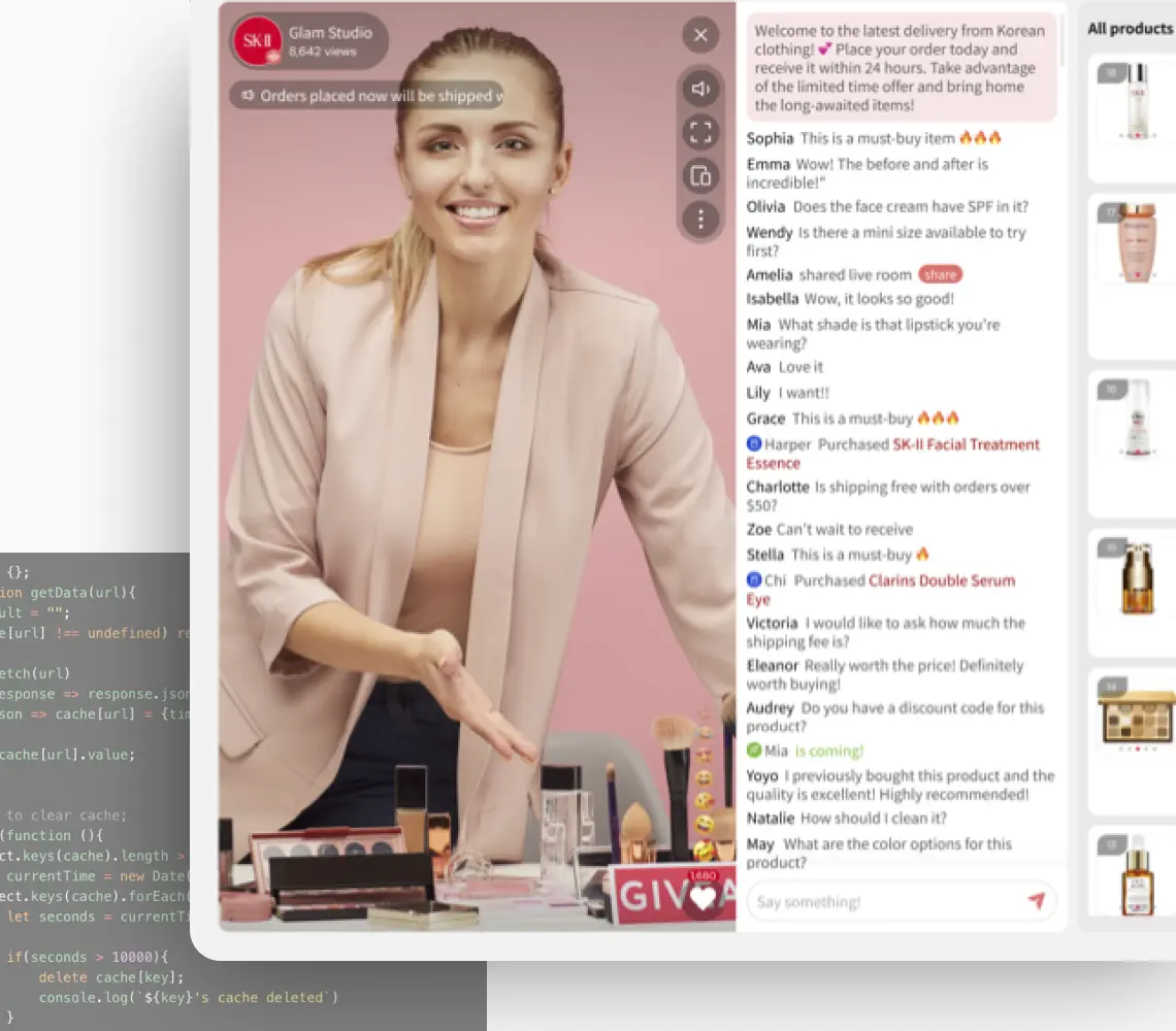 LiveABC Shop: Live Commerce Platform - Yellow face emoji with eyes closed and wide open mouth in a joyous laugh.