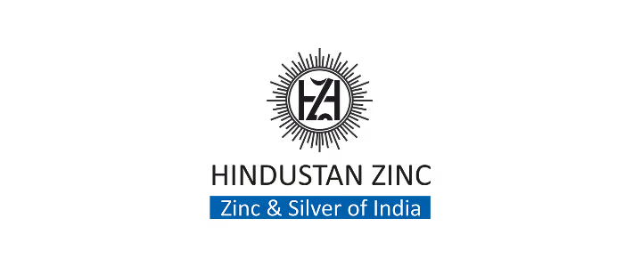 Hindustan Zinc logo with tagline 'Zinc & Silver of India'.