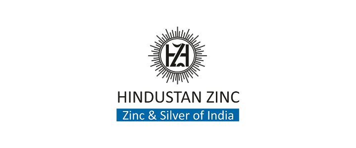 Hindustan Zinc logo with tagline 'Zinc & Silver of India'.