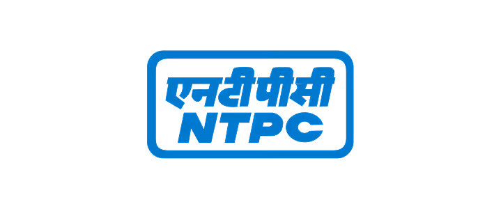 NTPC logo with the Hindi text एनटीपीसी above the acronym NTPC in blue within a rounded rectangle.