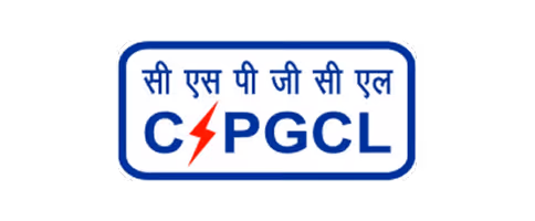 C P GCL logo with blue text and a red lightning bolt symbol.