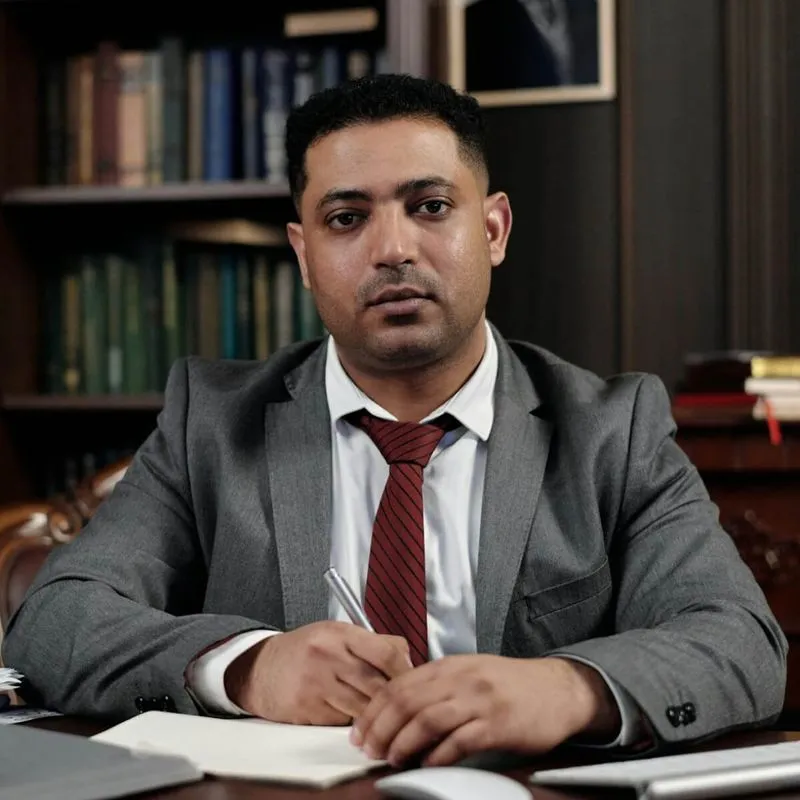 businessman signing a document