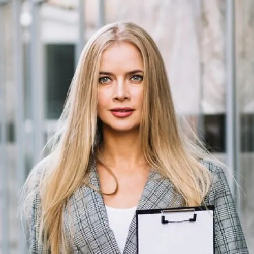 stylish businesswoman