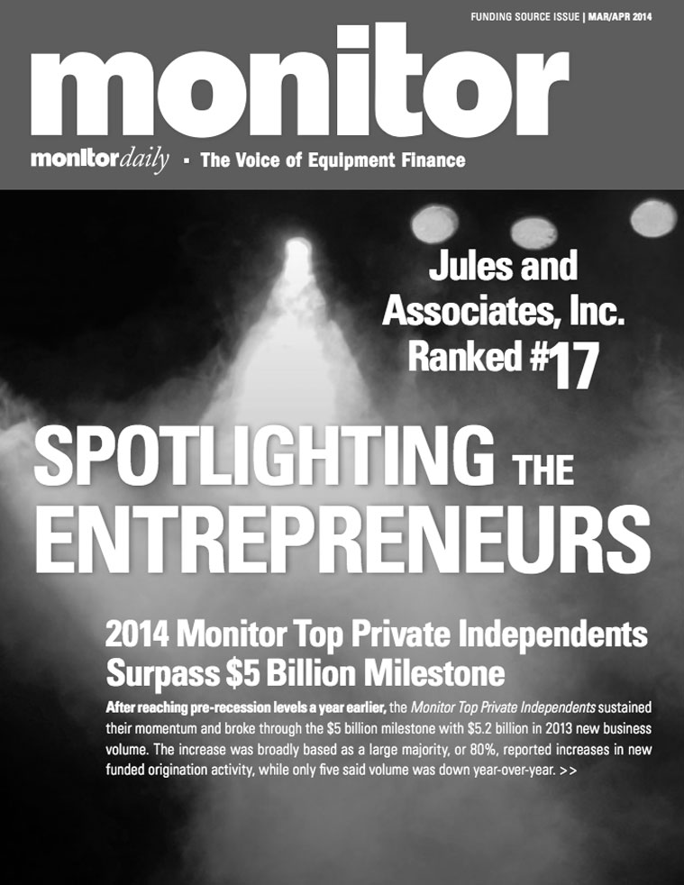 2014 Monitor Top Private Independent award banner