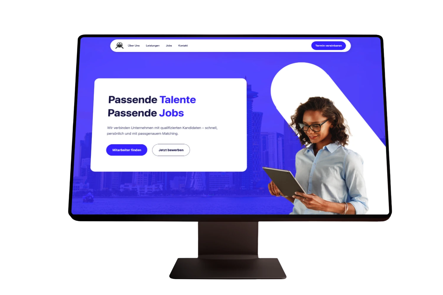Website für eine Personalvermittlungs firma