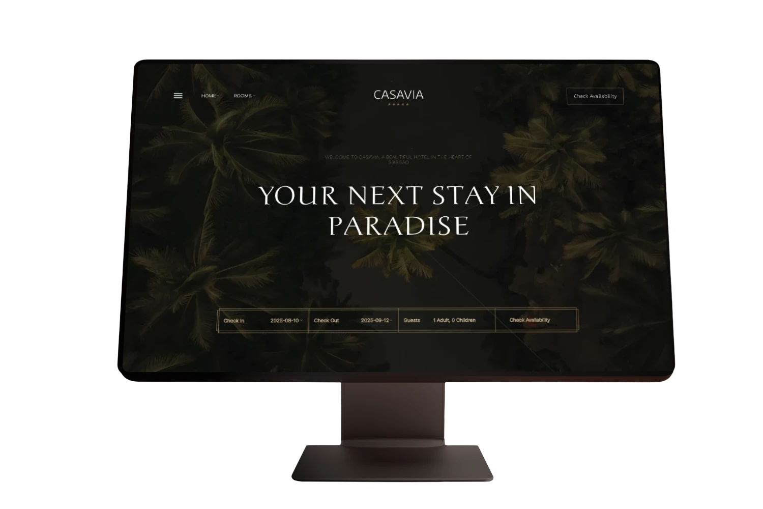 Casavia Website Mockup Showcase