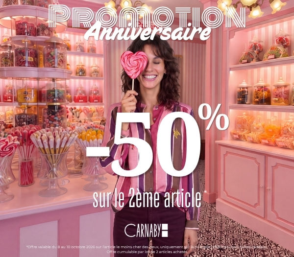 CARNABY - PROMOTION ANNIVERSAIRE
