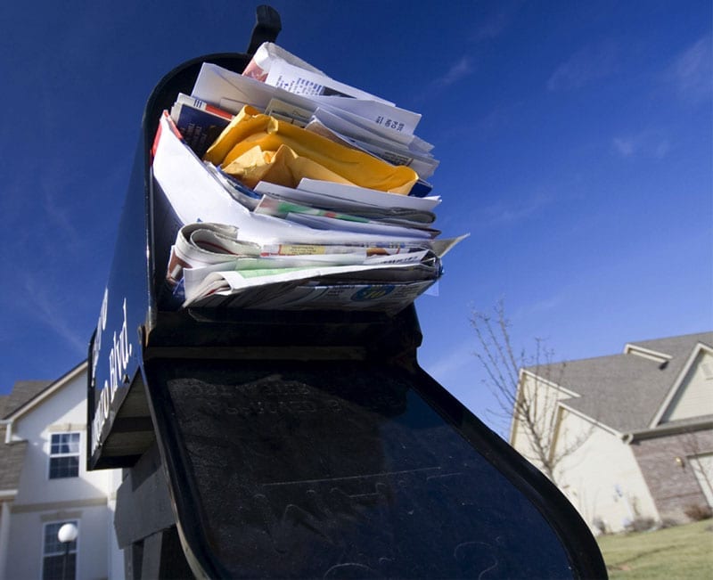 stuffed mailbox