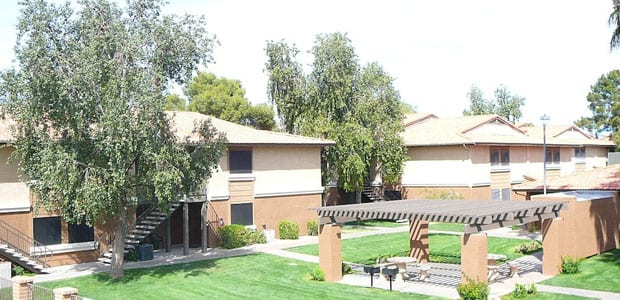 shared patio for apartments